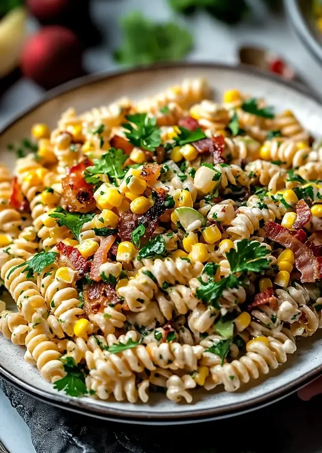 Mexican Street Corn Pasta Salad
