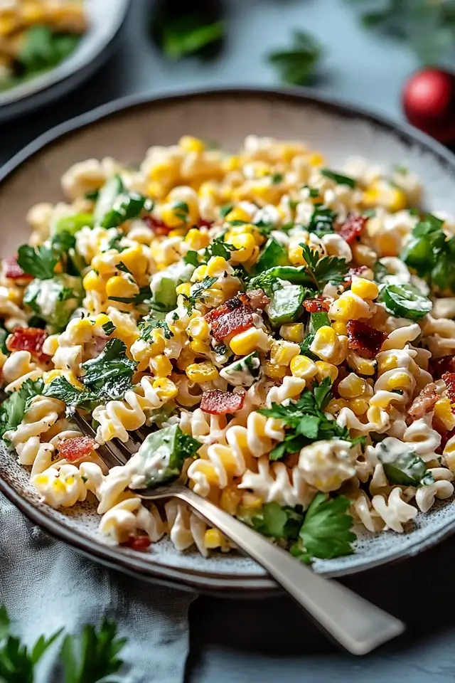 Mexican Street Corn Pasta Salad