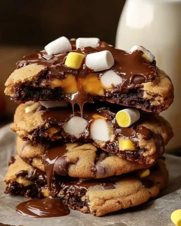 Butter Cadbury Egg Chocolate Cookies
