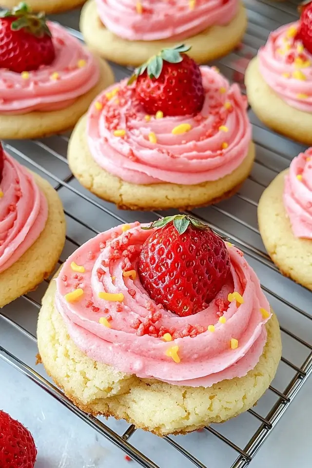 Strawberry Lemonade Cookies