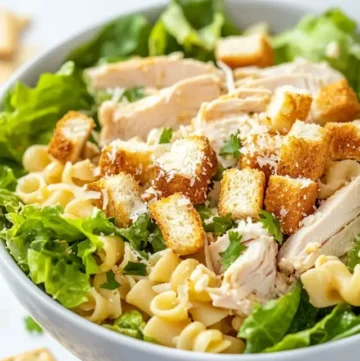 Chicken Caesar Pasta Salad Recipe