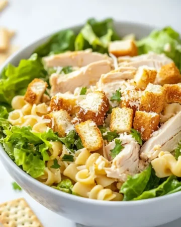 Chicken Caesar Pasta Salad Recipe