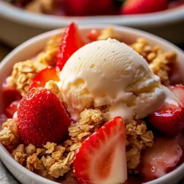 Strawberry Rhubarb Crisp