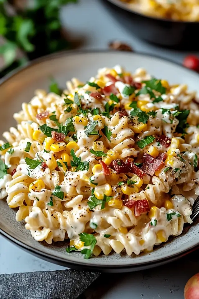 Mexican Street Corn Pasta Salad
