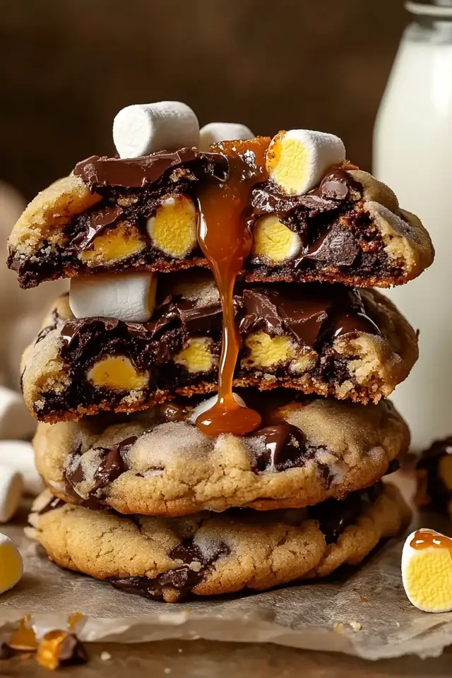 Butter Cadbury Egg Chocolate Cookies