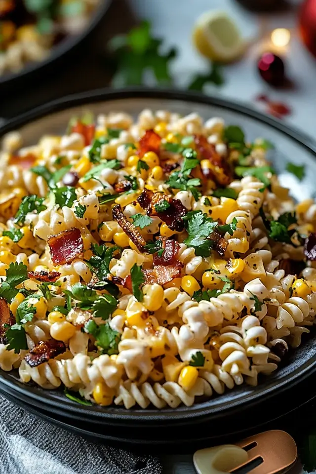 Mexican Street Corn Pasta Salad