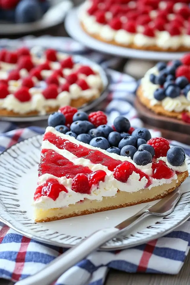 American Flag Fruit Pizza 