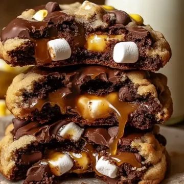 Butter Cadbury Egg Chocolate Cookies