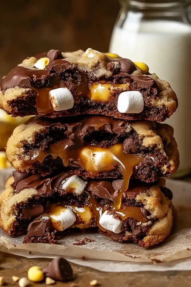 Butter Cadbury Egg Chocolate Cookies