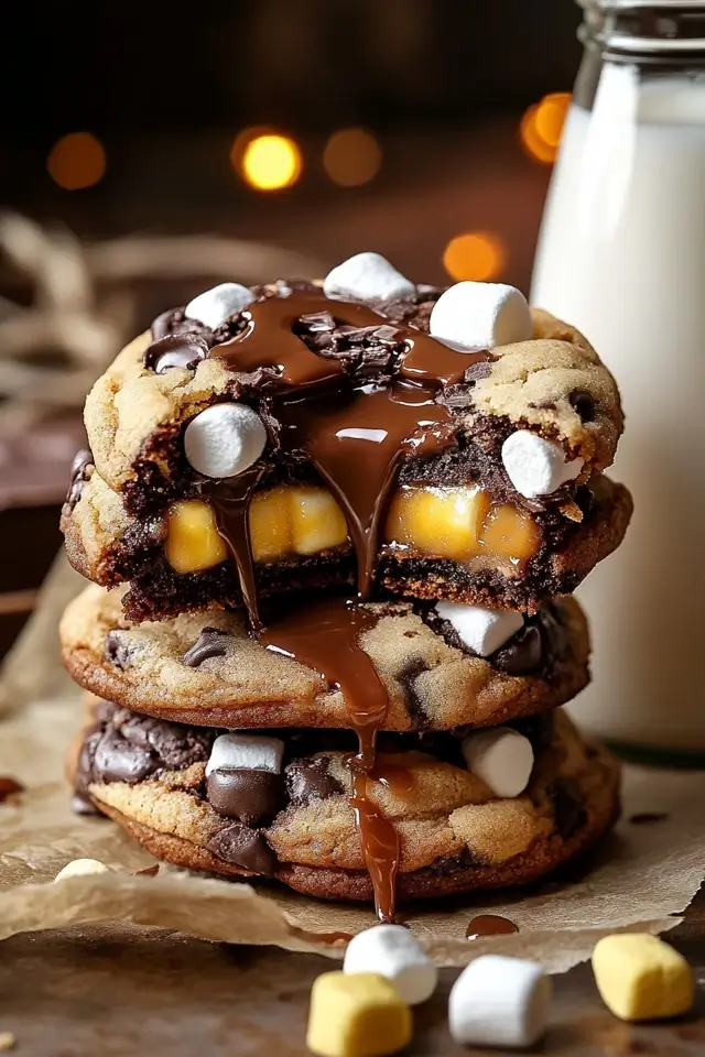 Butter Cadbury Egg Chocolate Cookies