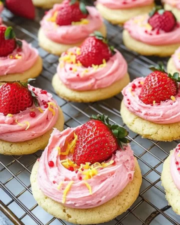 Strawberry Lemonade Cookies