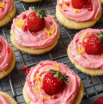Strawberry Lemonade Cookies