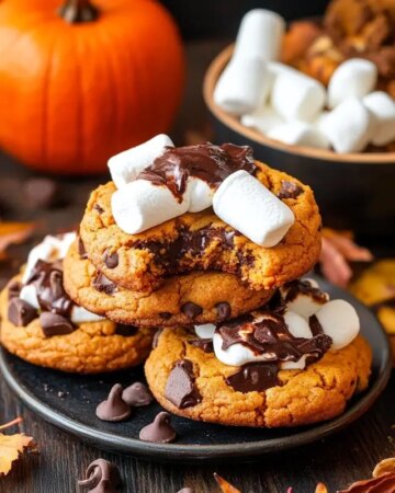 Pumpkin smores Cookies